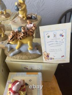 Royal Doulton Winnie The Pooh Job Lot X14 Excellent Condition All Boxed