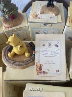 Royal Doulton Winnie The Pooh Job Lot X14 Excellent Condition All Boxed