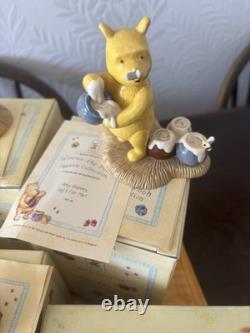 Royal Doulton Winnie The Pooh Job Lot X14 Excellent Condition All Boxed