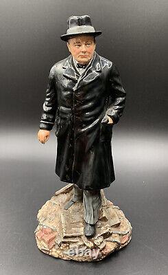 Royal Doulton Winston Churchill Porcelain Figurine 12.5 HN3433 Limited Edition