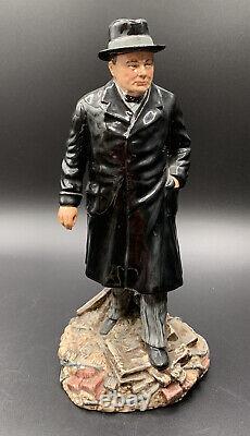 Royal Doulton Winston Churchill Porcelain Figurine 12.5 HN3433 Limited Edition