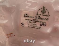 Royal Doulton Winston Churchill Porcelain Figurine 12.5 HN3433 Limited Edition