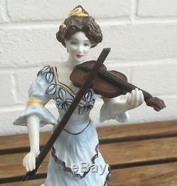 Royal Doulton -first Violin- Hn3704 Ltd Ed' Edwardian String Quartet Lady Figure