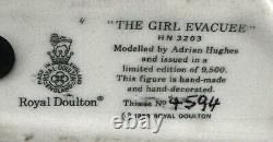 Royal Doulton'the Girl Evacuee' Hn 3203 Limited Edition Bone China Figurine