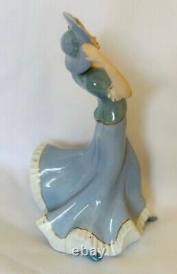 Royal Dux Bohemia Dancing Lady Figurine Super Limited Edition 1918 Manufactured