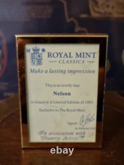 Royal Mint Admiral Nelson Limited Edition of 1805 Figurine with Certificate