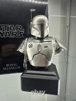 Royal Selangor STAR WARS BOBA FETT 0179031 Limited Edition Bust PEWTER Figurine