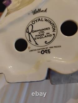 Royal Winton Wellbeck Woman Figurine Limited Edition 1995 England Box
