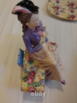 Royal Winton Wellbeck Woman Figurine Limited Edition 1995 England Box
