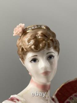 Royal Worcester Age Of Elegance The Painted Fan Limited Edition Figurine CW376