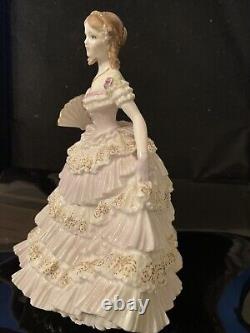 Royal Worcester BELLE OF THE BALL Limited Edition Rare Pink Lady