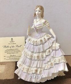 Royal Worcester BELLE OF THE BALL Limited Edition (Rare) With Certificate