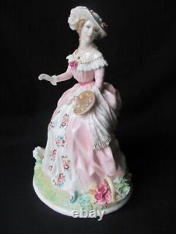 Royal Worcester, China Figure, Painting, Graceful Arts, Ltd Edition, S/D