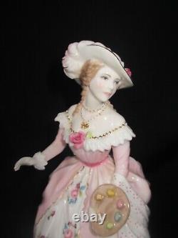 Royal Worcester, China Figure, Painting, Graceful Arts, Ltd Edition, S/D