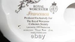 Royal Worcester Collectors Society Limited Edition figurine- FRANCESCA 1998