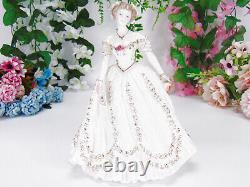 Royal Worcester Figurine Limited Edition Sweetest Valentine Bone China Lady