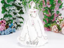 Royal Worcester Figurine Limited Edition Sweetest Valentine Bone China Lady