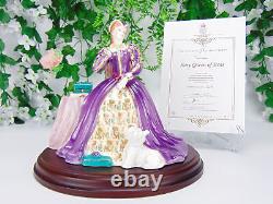 Royal Worcester Figurine Mary Queen of Scots Limited Edition Certificate + Base