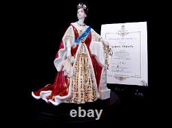 Royal Worcester Figurine Queen Victoria Limited Edition Certificate + Base