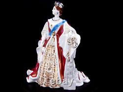 Royal Worcester Figurine Queen Victoria Limited Edition Certificate + Base
