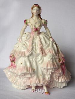 Royal Worcester Figurine'Royal Debut', 22cm tall, limited edition, VG condition