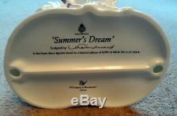 Royal Worcester Figurine SUMMER'S DREAM Ltd Edition No. 1344 of 4950