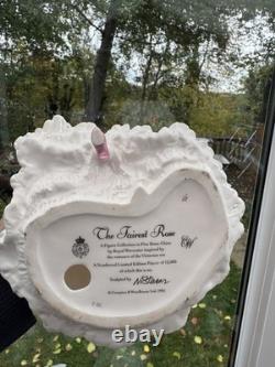 Royal Worcester Figurine The Fairest Rose Limited Edition Bone China 1993