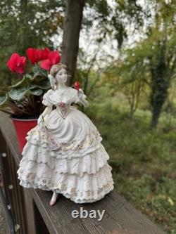 Royal Worcester Figurine The Fairest Rose Limited Edition Bone China 1993