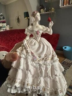 Royal Worcester Figurine The Fairest Rose Limited Edition Bone China 1993