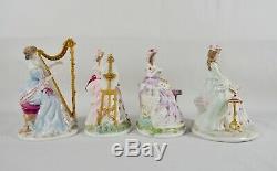 Royal Worcester Figurines Limited Edition The Graceful Arts Series