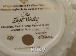 Royal Worcester Fine Bone China Figurine'The Last Waltz' Limited Edition