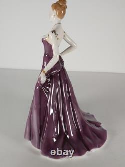 Royal Worcester From Limited Edition Second Quality Lady Figurine, Unmarked