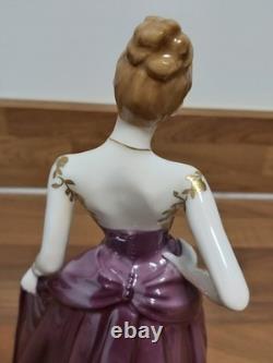 Royal Worcester From Limited Edition Second Quality Lady Figurine, Unmarked