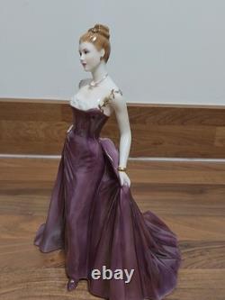 Royal Worcester From Limited Edition Second Quality Lady Figurine, Unmarked