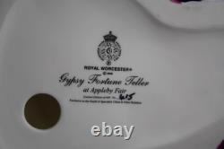 Royal Worcester Gypsy Fortune Teller At Appleby Fair Figurine Boxed/cert