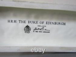 Royal Worcester H. R. H. THE DUKE OF EDINBURGH ON HIS POLO PONY (Ltd Ed) Perfect