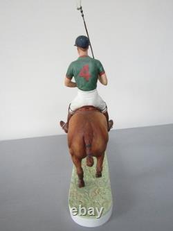 Royal Worcester H. R. H. THE DUKE OF EDINBURGH ON HIS POLO PONY (Ltd Ed) Perfect