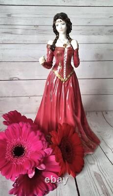 Royal Worcester Limited Edition Figurine Maiden Of Astolat With Certificate