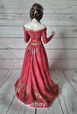 Royal Worcester Limited Edition Figurine Maiden Of Astolat With Certificate