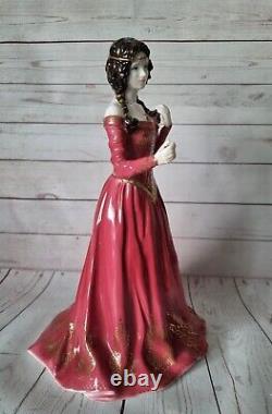 Royal Worcester Limited Edition Figurine Maiden Of Astolat With Certificate