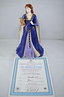 Royal Worcester Limited Edition Figurine Maiden Of Dana With Certificate