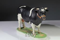 Royal Worcester Limited Edition Holstein Friesian Bull Doris Lindner 36/500