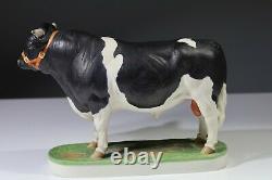 Royal Worcester Limited Edition Holstein Friesian Bull Doris Lindner 36/500