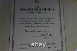 Royal Worcester Limited Edition Holstein Friesian Bull Doris Lindner 36/500