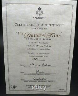 Royal Worcester Limited Edition The Dance Of Time With Box And Certificate