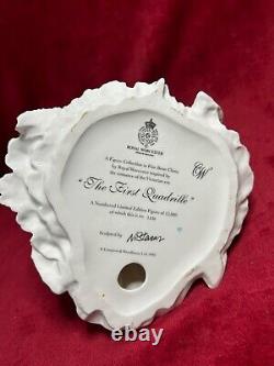 Royal Worcester Ltd Edition figurine The First Quadrille with box & COA