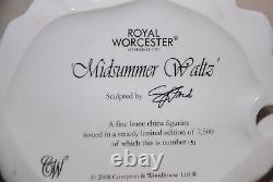 Royal Worcester Midsummer Waltz Figurine Limited Edition Very Rare