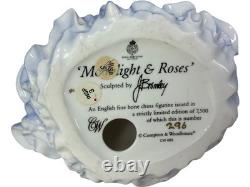 Royal Worcester Moonlight & Roses Bone China Figurine Limited Edition