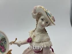 Royal Worcester Painting The Graceful Arts Limited Edition 2169/2500 Figurine VG
