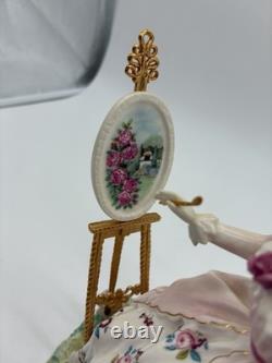 Royal Worcester Painting The Graceful Arts Limited Edition 2169/2500 Figurine VG